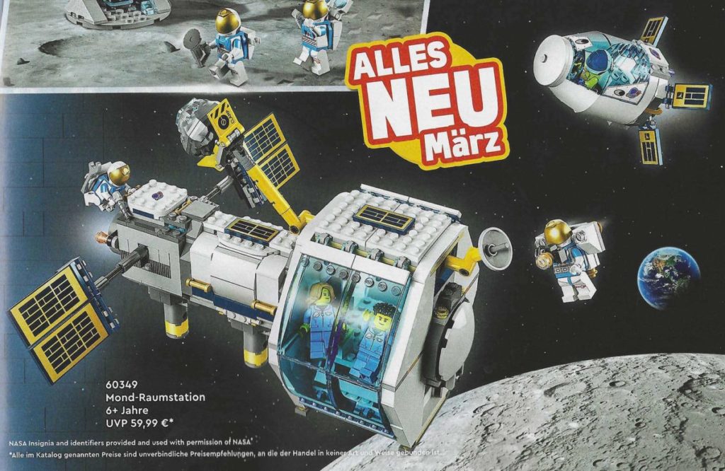 LEGO CITY 60349 Space Station catalogue