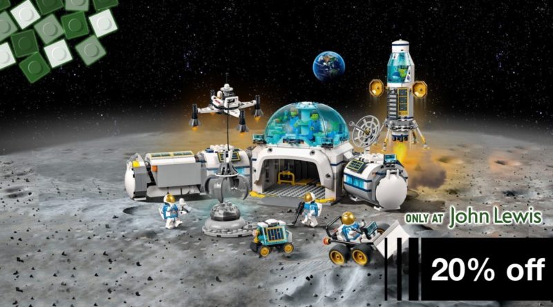 LEGO CITY 60350 Lunar Research Base John Lewis