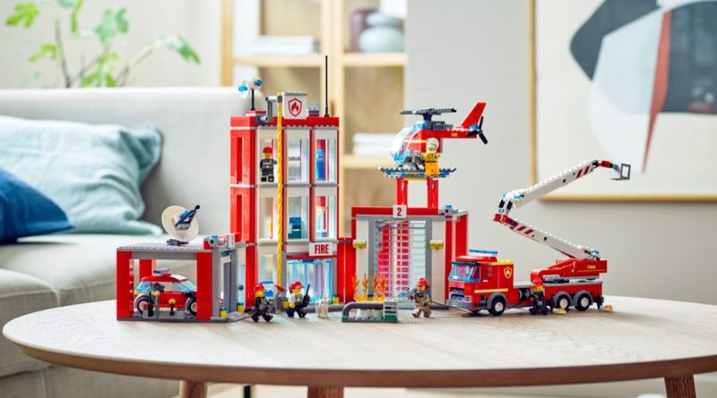 LEGO CITY 77944 Fire Station Headquarters featured