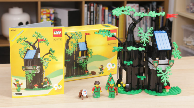 LEGO Castle 40567 Forest Hideout საჩუქარი შესყიდვის მიმოხილვის სათაურით