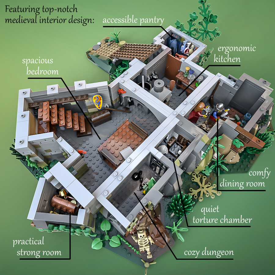 LEGO Castello di Lord Afol e i Cavalieri Neri 2
