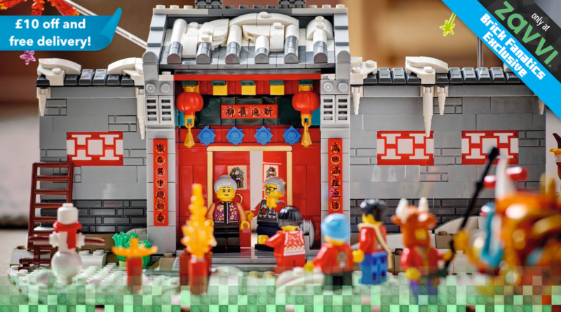LEGO Chinese New Year 80106 Story of Nian Zavvi in ​​primo piano alt
