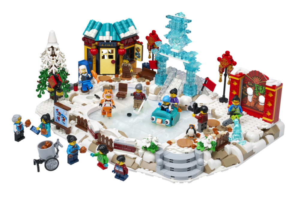 LEGO Chinese New Year 80109 Contenido del festival de hielo del Año Nuevo Lunar