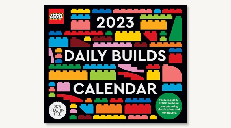 Calendario delle build giornaliere LEGO Chronicle Books 2023 in primo piano