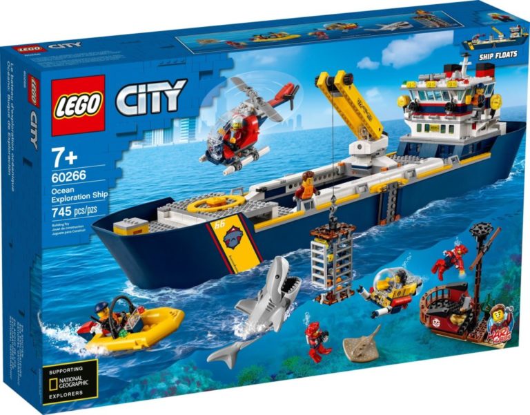 LEGO City 60266 Ocean Exploration Ship gets double VIP ...