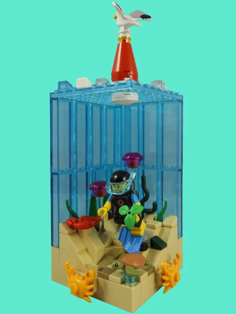 レゴコレクタブルミニフィギュアシリーズビネット 海の救助者