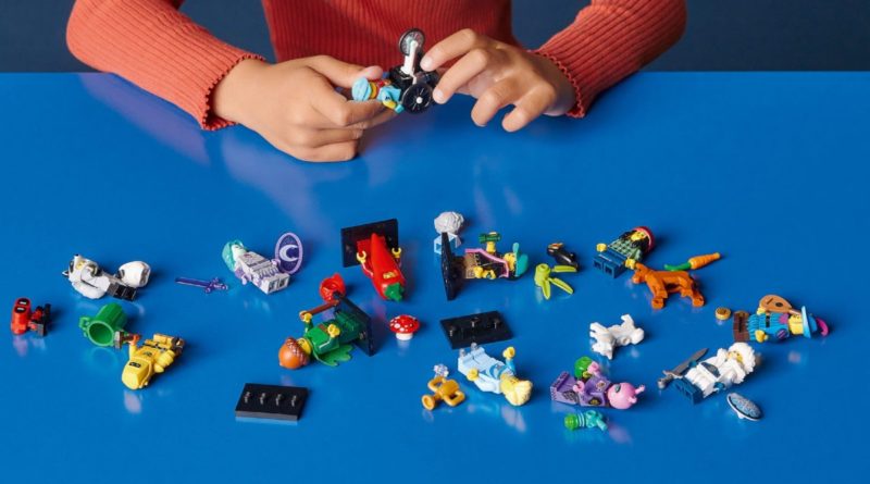 Minifigure da collezione LEGO 71032 Serie 22 lifestyle in primo piano