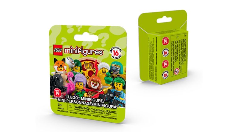 Confezione aggiornata delle minifigure da collezione LEGO