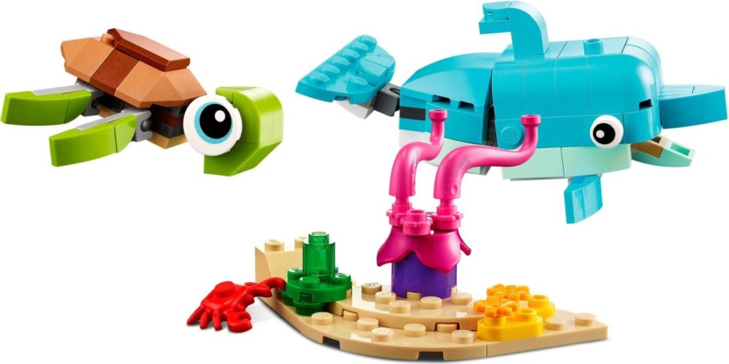 LEGO Creator 3 in 1 31128 Dolphin and Turtle 3