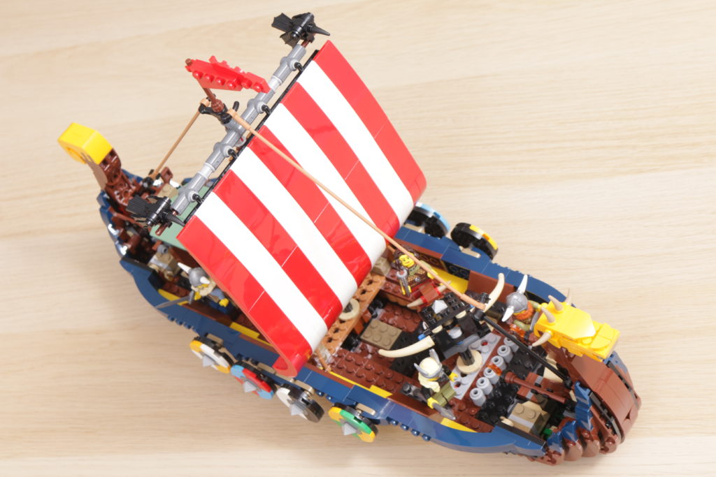 LEGO Creator 3 in 1 31132 Viking Ship and the Midgard Serpent review 22