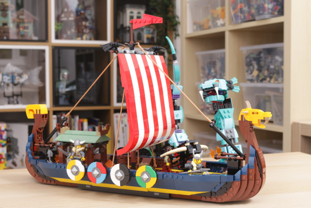 LEGO Creator 3 in 1 31132 Viking Ship and the Midgard Serpent review 39