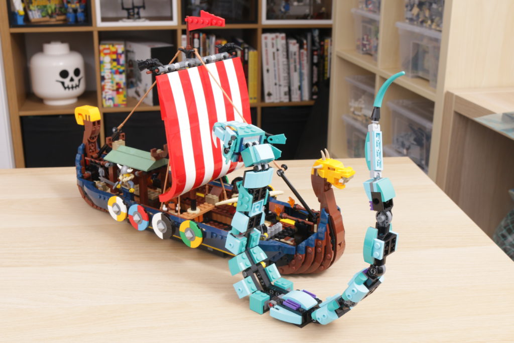 LEGO Creator 3 in 1 31132 Viking Ship and the Midgard Serpent review 40