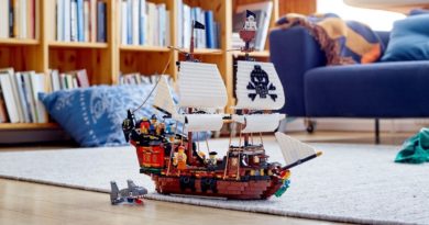 retro lego pirate ship