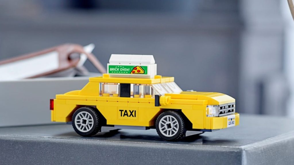 LEGO Creator 40468 Yellow Taxi lifestyle featured