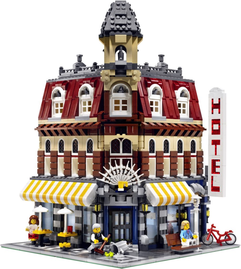 LEGO Creator Expert 10182 Cafe Corner full sized contents