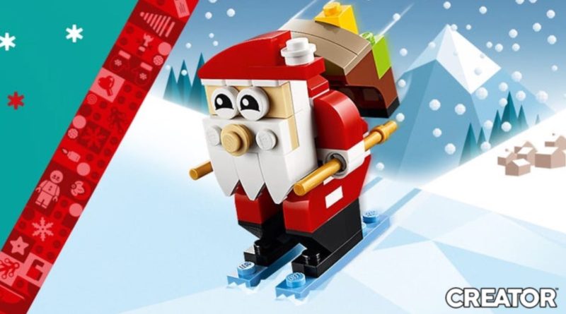 LEGO Creator che scia Babbo Natale