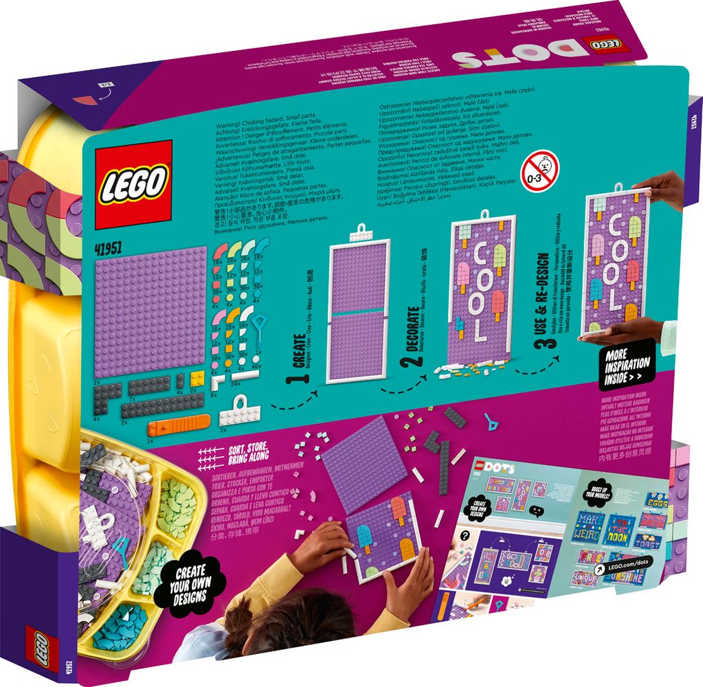 LEGO DOTS 41951 MESSAGE BOARD box back