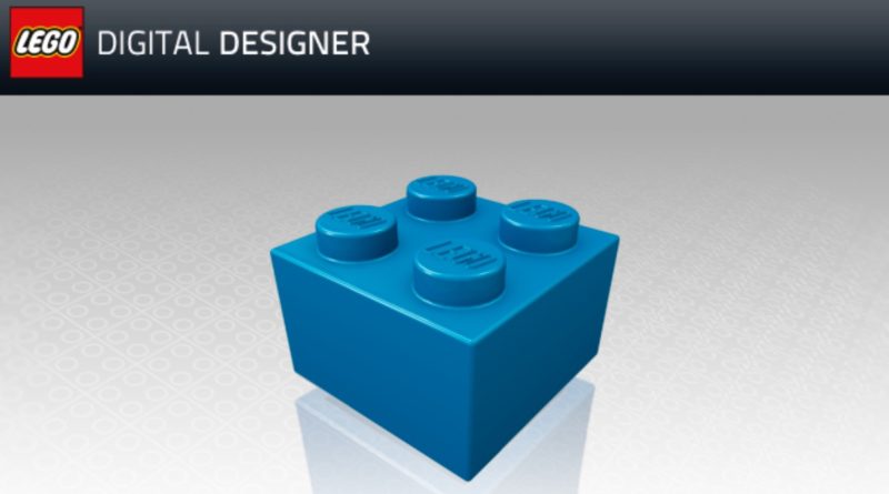 LEGO Digital Designer လိုဂိုကို အသားပေးထားသည်။