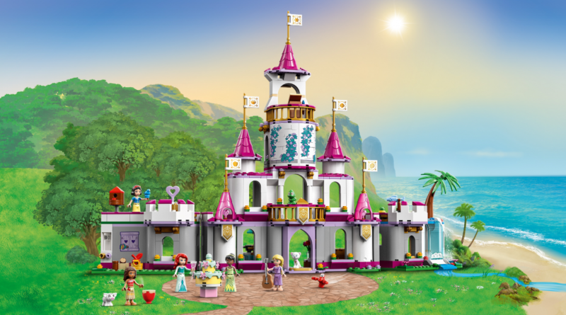LEGO Disney 43205 Ultimate Adventure Castle in primo piano