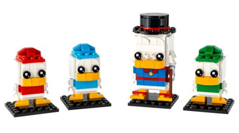 LEGO Disney BrickHeadz სკრუჟ მაკდაკი გამოირჩეოდა