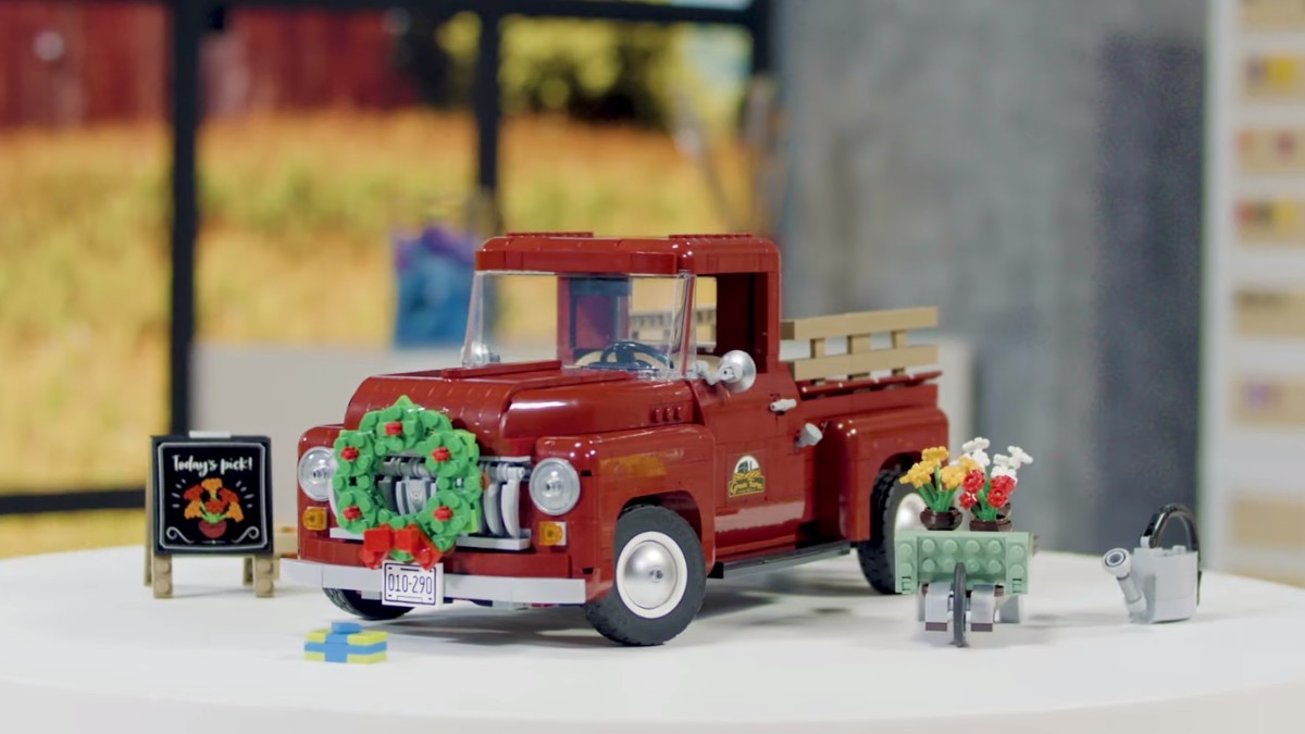 LEGO For Adults 10290 Pickup Truck Designer Video Featured