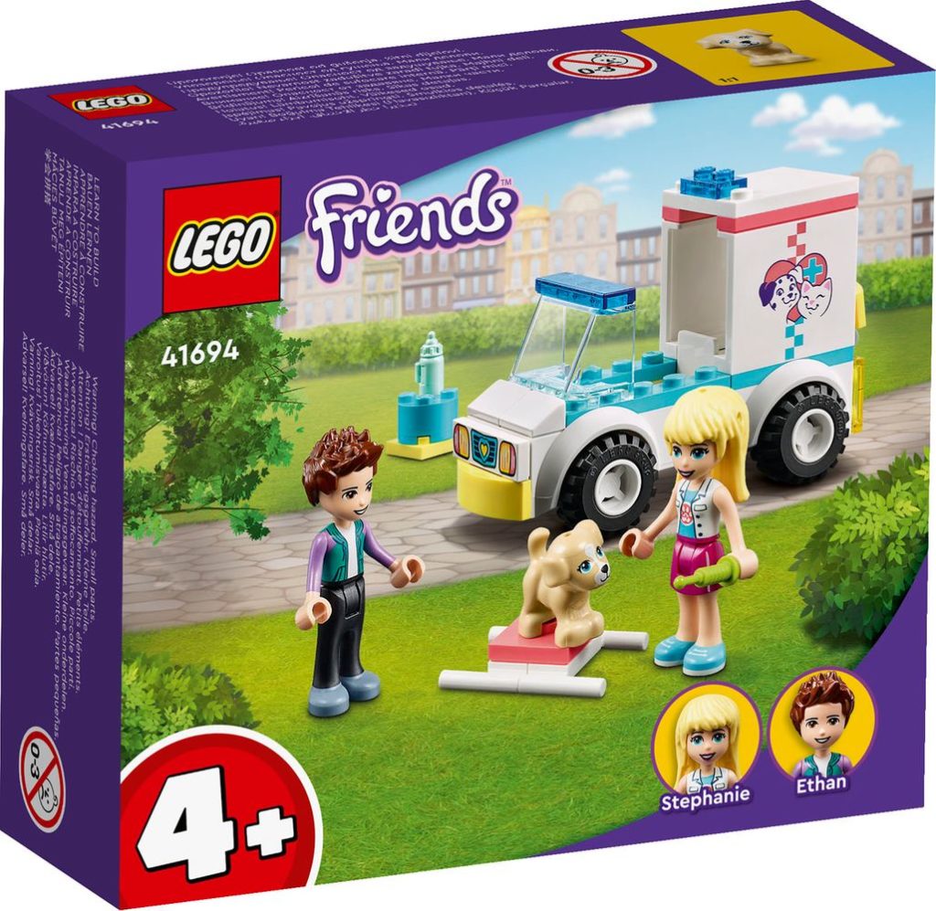 LEGO Friends 41694 Animal Rescue Truck box 1 1024x997