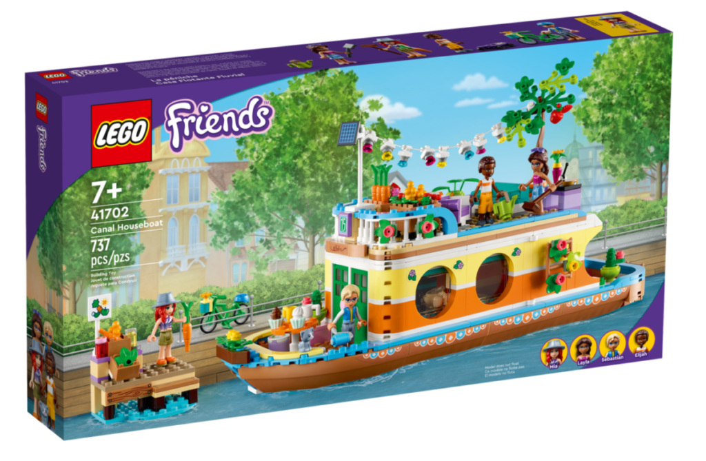 LEGO Friends 41702 Canal Houseboat box