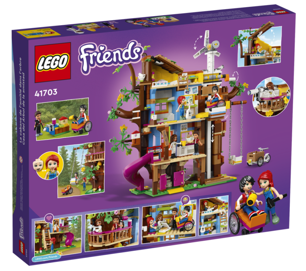 LEGO Friends 41703 Friendship Tree House box back