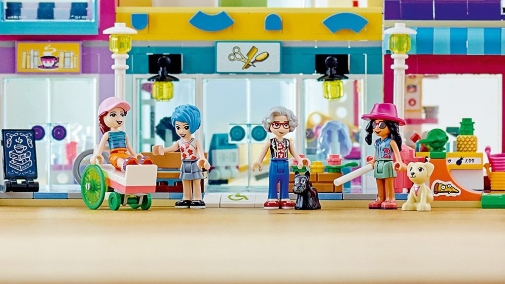 LEGO Friends 41704 Main Street Building mini dolls featured