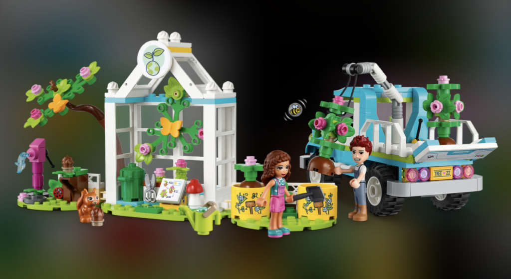 LEGO Friends 41707 Vehículo para plantar árboles 3 1024x559