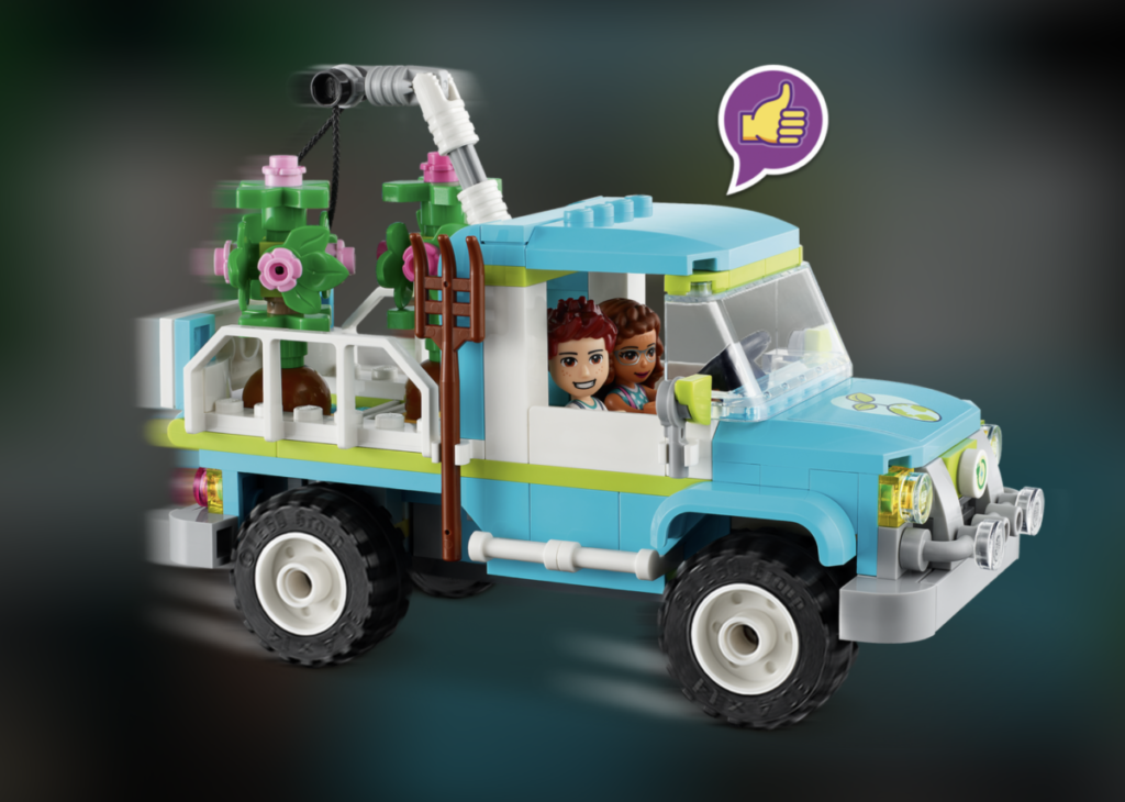 LEGO Friends 41707 Vehículo para plantar árboles 7 1024x730