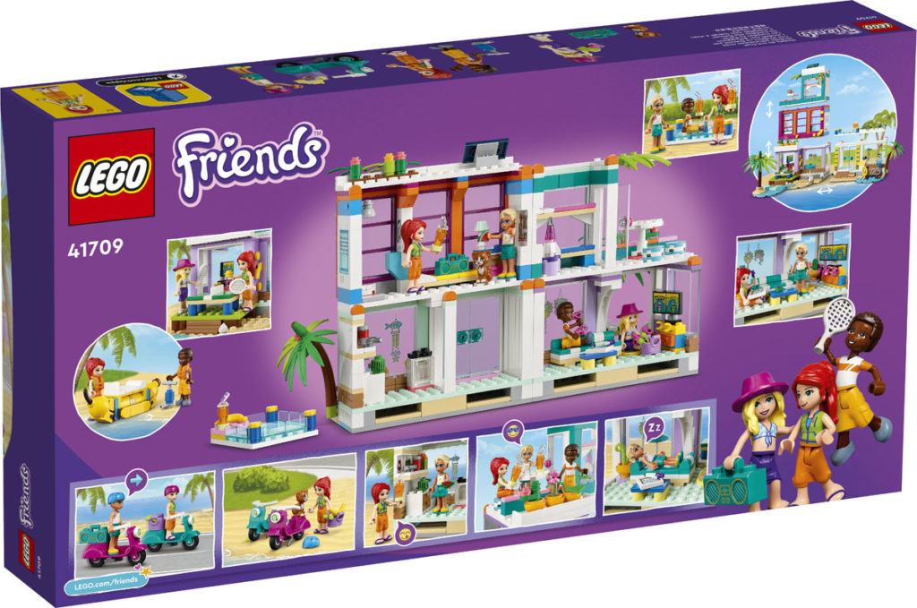 LEGO Friends 41709 Beach Cottage box back