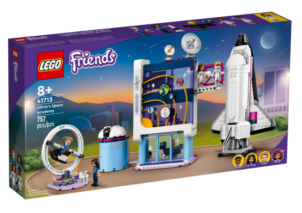 LEGO Friends 41713 Olivias Space Academy box