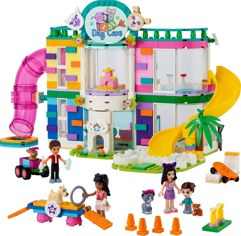 LEGO Friends 41718 Animal Daycare Centre contents