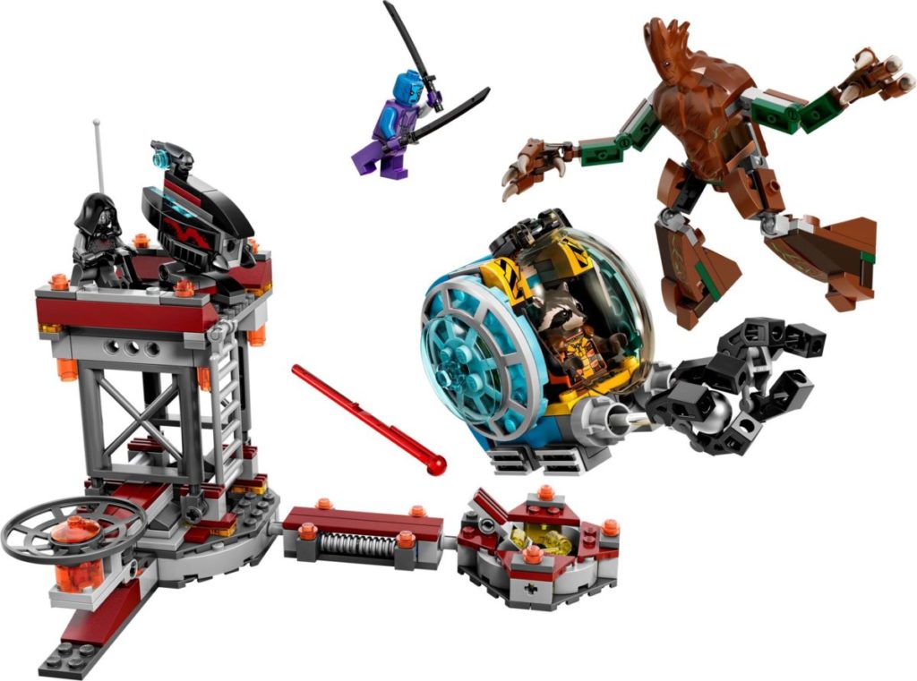 I Guardiani della Galassia LEGO Marvel 76020 Missione di fuga di Knowhere