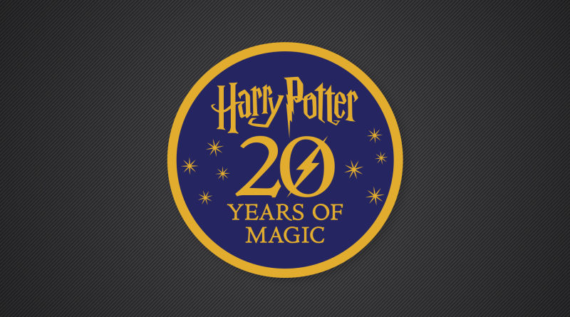 LEGO Harry Potter 20 years logo