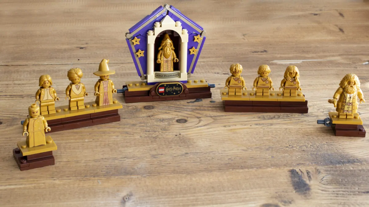 Every LEGO Harry Potter 20th anniversary golden minifigure