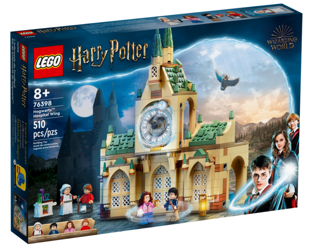 LEGO Harry Potter 76398 Hogwarts Hospital Wing box