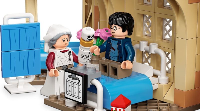 LEGO Harry Potter 76398 L'ala dell'ospedale in primo piano 2