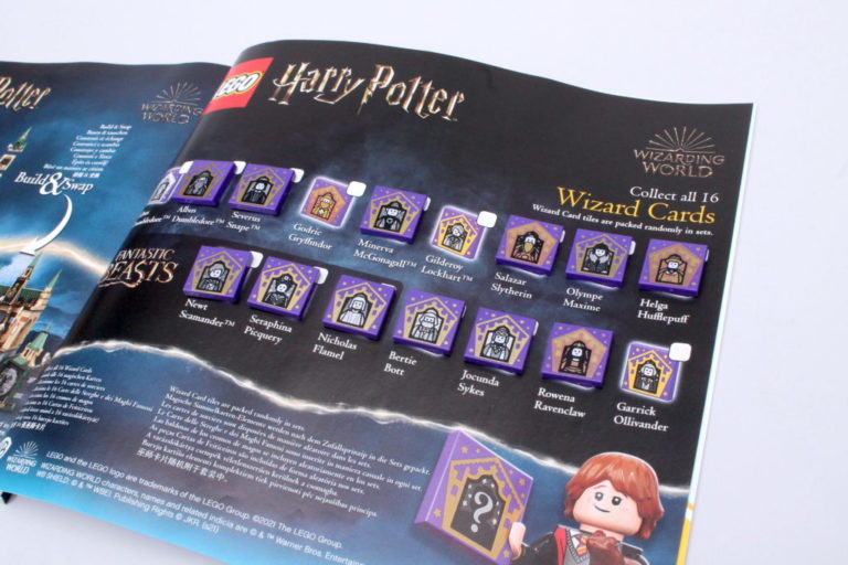 LEGO Harry Potter Collectible Wizard Cards checklist