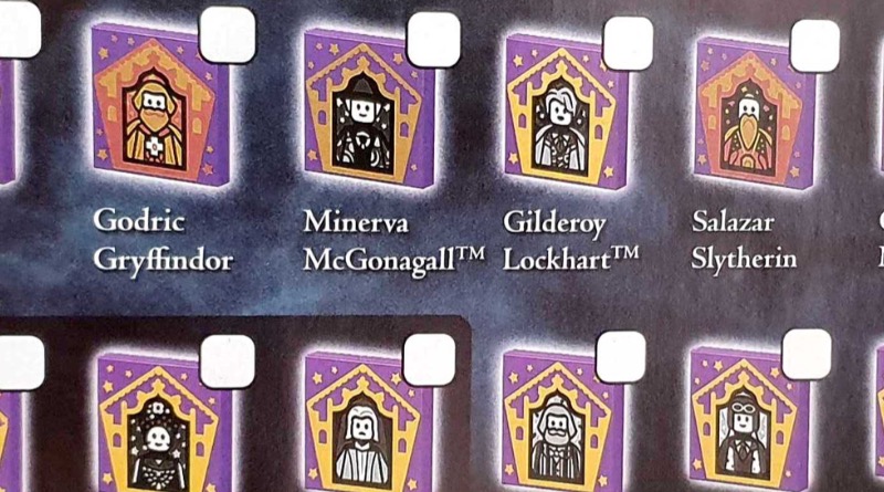 LEGO Harry Potter Mago CARD McGranitt Stampato TILE 20th Anniversario 