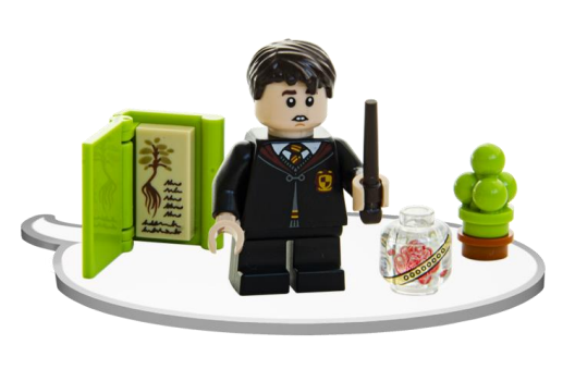 LEGO Harry Potter Magical surprises book model minifigure