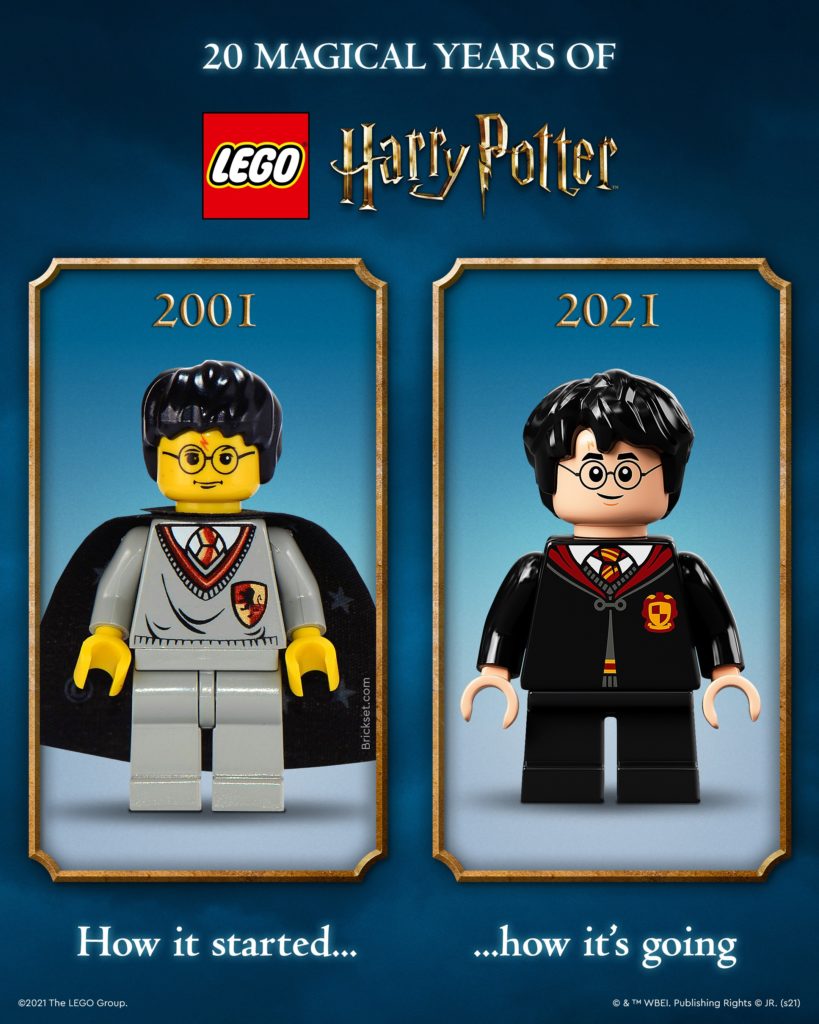 LEGO Harry Potter minifigure comparison 1
