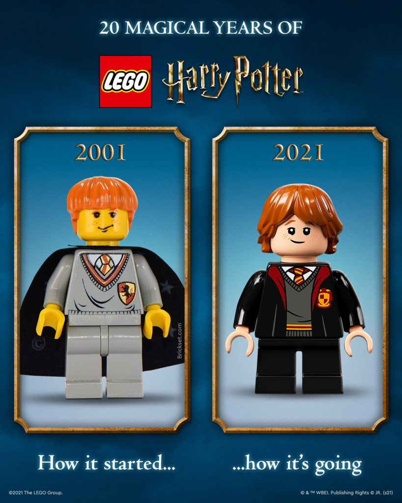 LEGO Harry Potter minifigure comparison 3