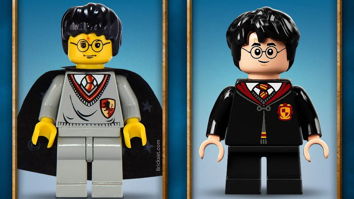 Comparing the Harry Potter minifigures after 20 years