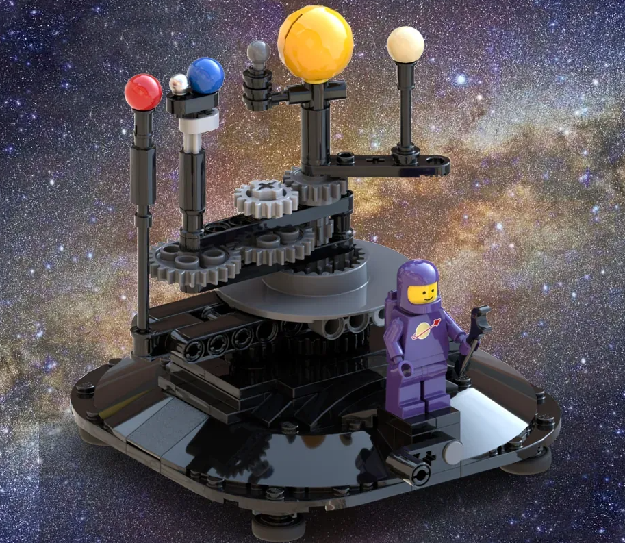 LEGO IDeas solar system model