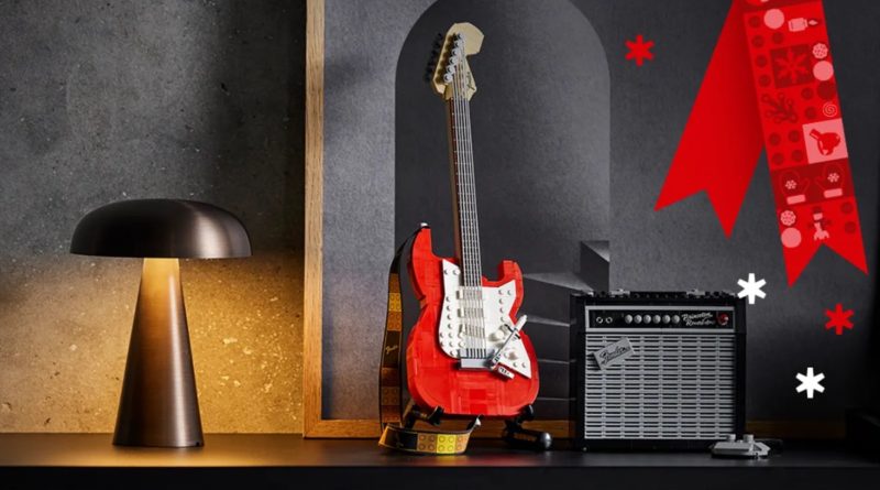 LEGO Ideas 21329 Fender Stratocaster Xmas banner featured