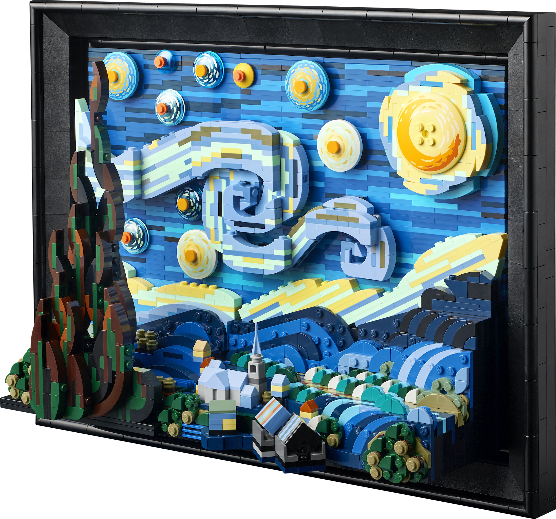 Cinque modifiche in LEGO Ideas 21333 Vincent van Gogh - La notte stellata