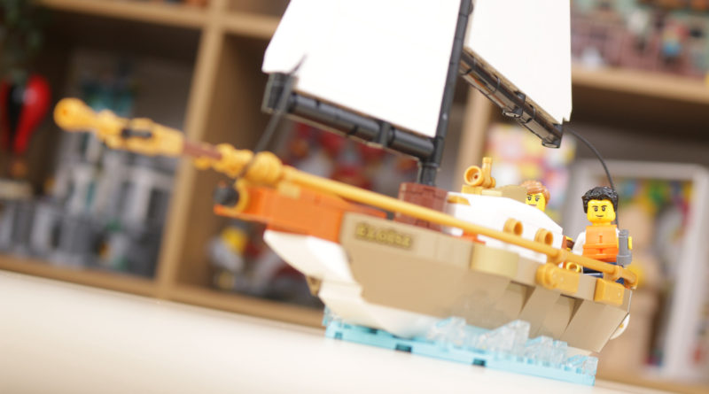 LEGO Ideas 40487 Regalo per l'avventura in barca a vela con il titolo della recensione dell'acquisto