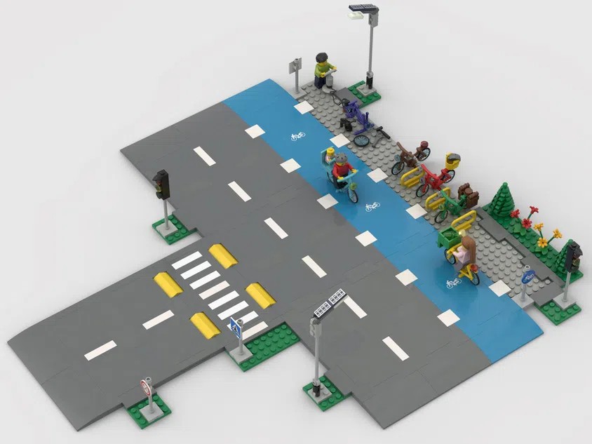 LEGO Ideas Bike lanes 4